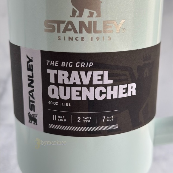 OG Stanley Spearmint Pearlescent Quencher H2.0 Flowstate Tumbler 40 oz - Picture 2 of 7